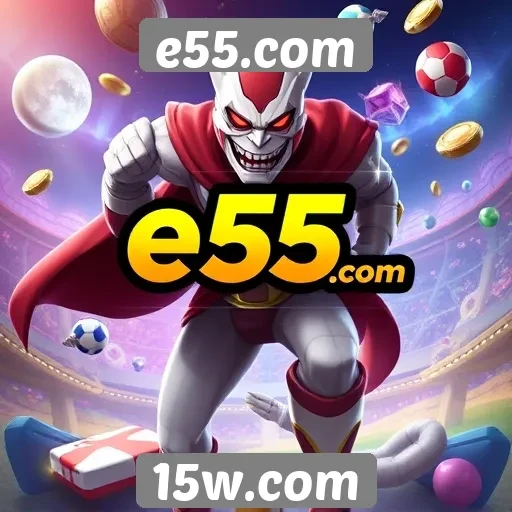Explorando a biblioteca de jogos disponíveis no e55.com