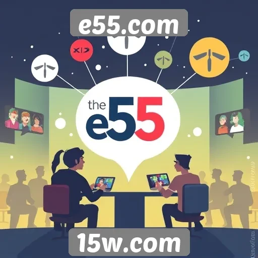 Integração de comunidades gamers no site e55.com